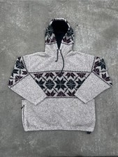 Vintage Polo Ralph Lauren Snowflake Fleece XL USA Made Heavy Pocketed Parka Coat