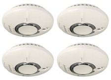 4 x Fireangel WST-630T Wi-Safe2 Wireless Smoke Alarms Thermoptek Lithium Battery