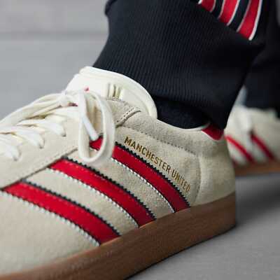 Size 10.5 - Manchester United x adidas Gazelle Terrace Icons Pack