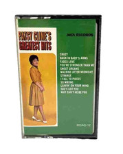 Patsy Cline's Greatest Hits Cassette Tape, 1971 MCA Records MCAC-12