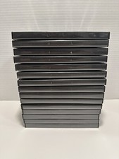 Lot of 15 Empty Black DVD Cases Game Cases Xbox Game Cases Playstation Game Case
