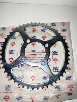 カイト JT SPROCKETS REAR BACK STEEL SPROCKET GEAR JTR1843 49T YAMAHA TT