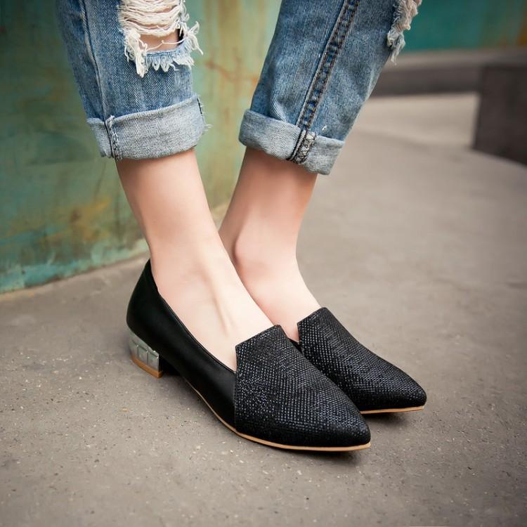 Women's Pumps Slip On Sequins Chunky High Heel shoes shoes shoes Pointy Toe Bling Bling New b3c121 Women's Pumps Slip On Sequins Chunky High Heel shoes shoes shoes Pointy Toe Bling Bling New b3c121