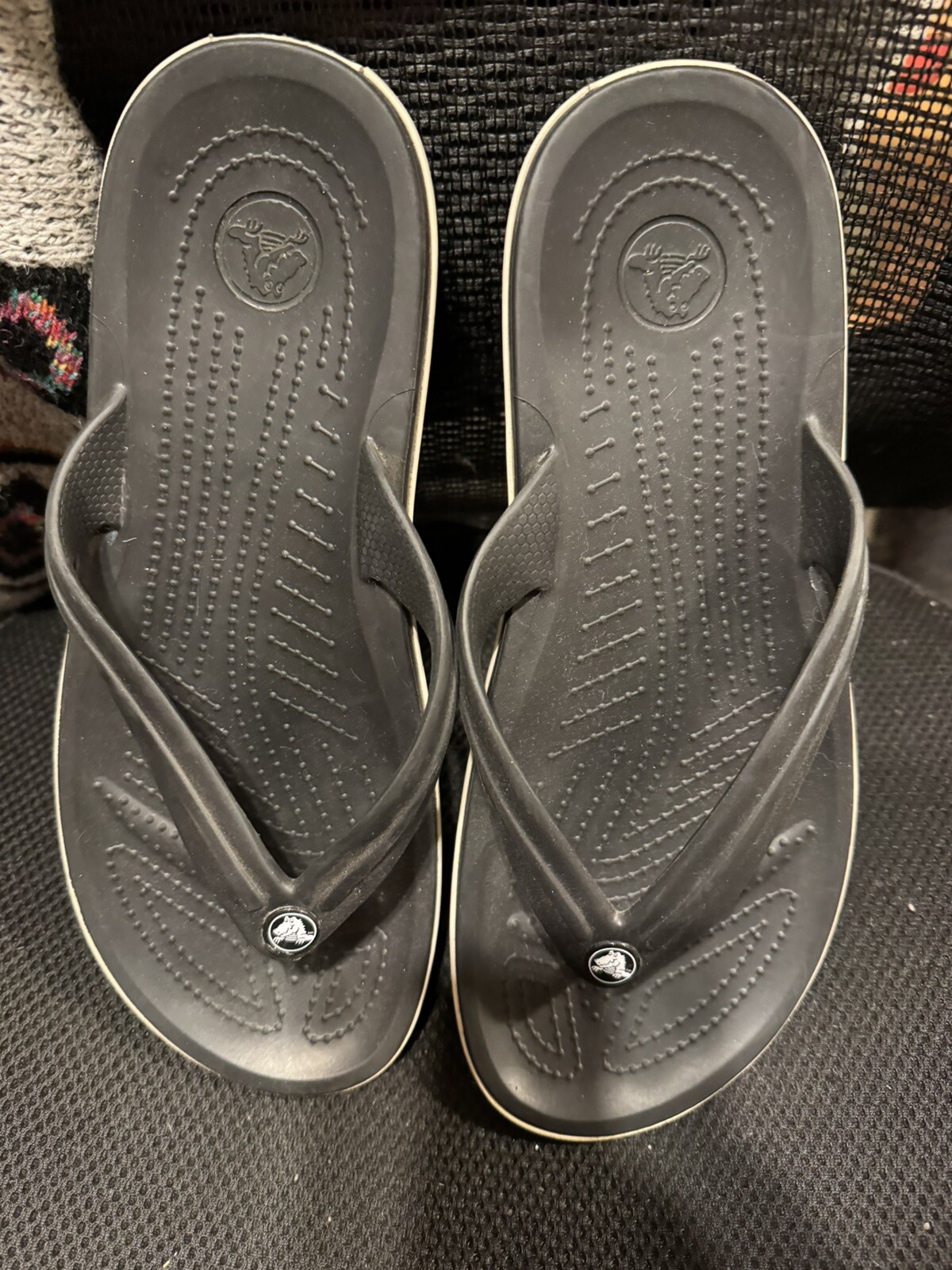 Crocs Flip Flops, Size 9/11, Excellent Condition-image