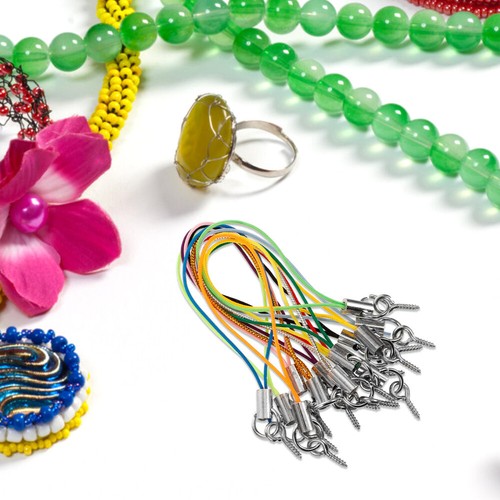 100 Pcs Handy-Kettenband Schlüsselanhänger Zum Aufhängen Handy-Lanyard - Zdjęcie 12 z 12
