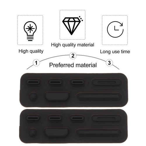 3 Set Computer Port Charging Charger Dust Cover - 第 8/12 張圖片