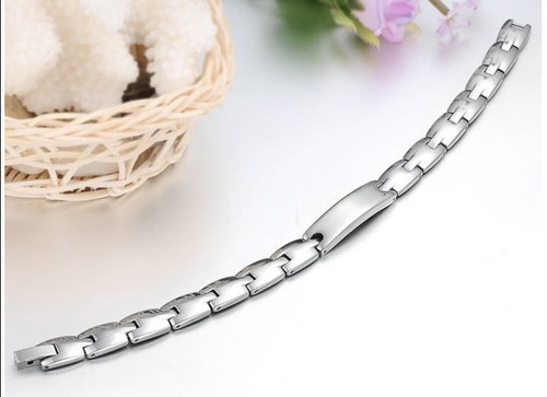 ID Edelstahl Magnetisches Armband + Gravur nach Wunsch auch als Partnerarmbänder - Picture 8 of 14