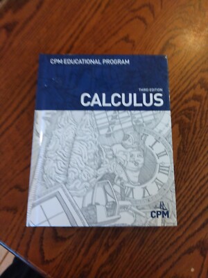 Like New CPM Educational Program Textbook Calculus Third Edition