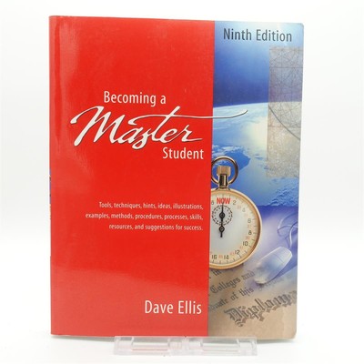 Dave Ellis Becoming a Master Student Buch gebraucht gut