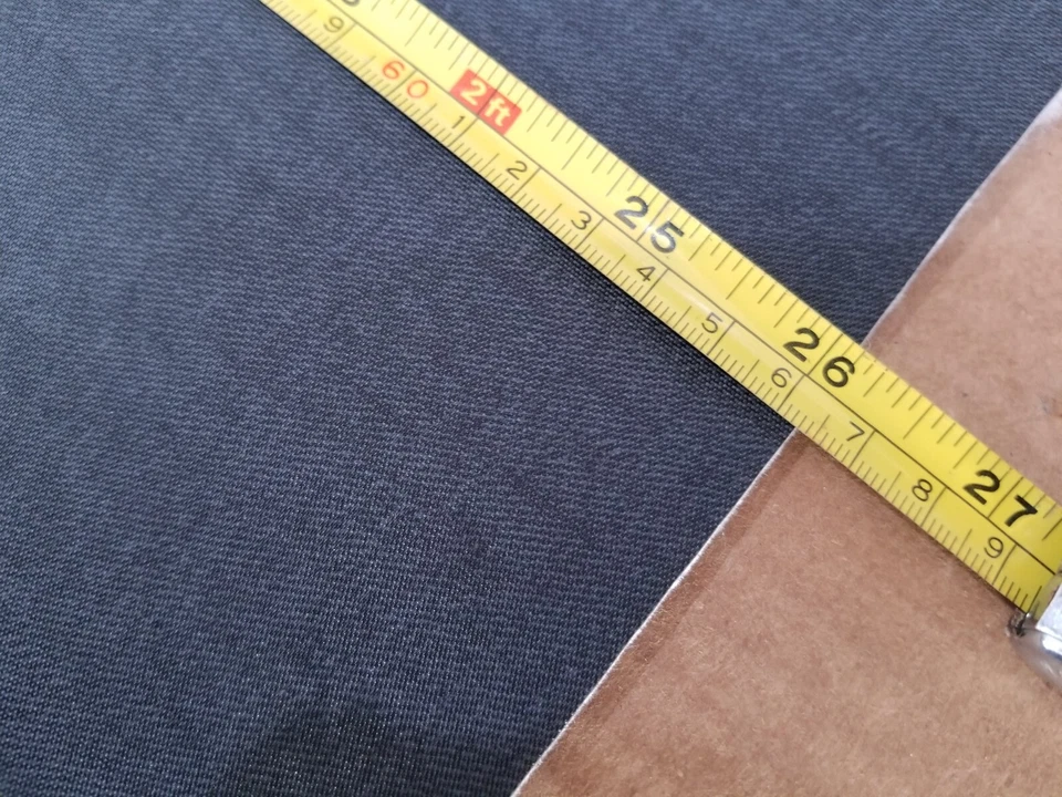 Material de reparación de tapicería de asiento de mezclilla negro original de fábrica Jeep CJ 81-86 Foto 3 de 4