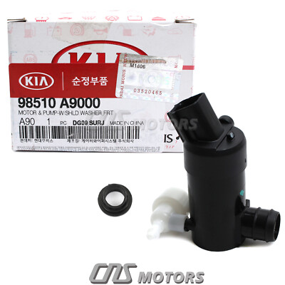 OEM Windshield Washer Pump & Grommet for 16-23 Kia Sorento Telluride 98510A9000