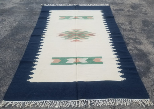 Vintage Traditional Handmade Beautiful Turkish Kilim Floor Rug Carpet 255x170 cm