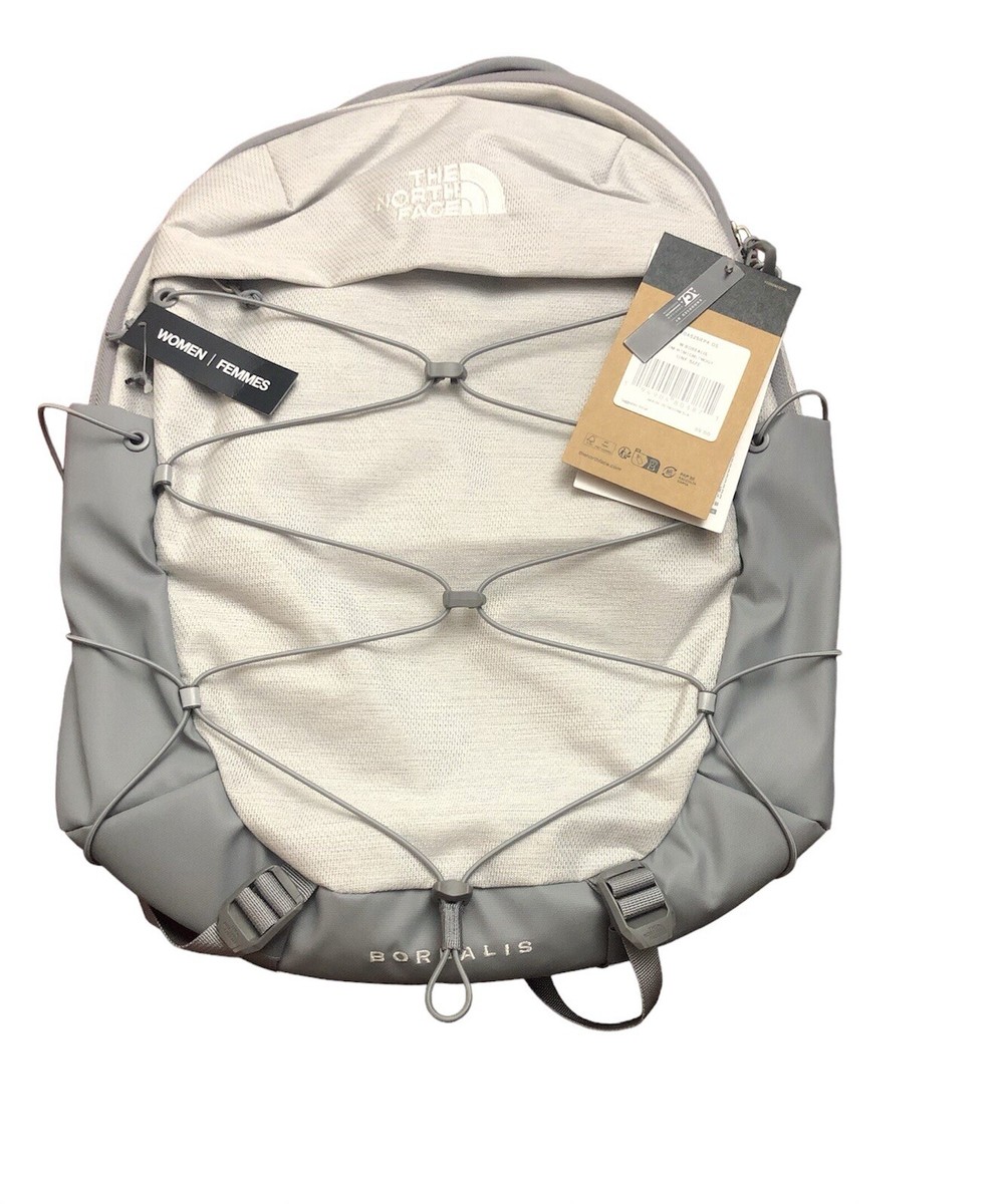 The North Face Borealis Laptop Backpack TNF White Metallic Mélange