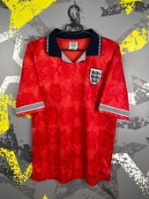 England Retro Replicas football shirt 1990 - 1992 Score Draw Men Size L ig93