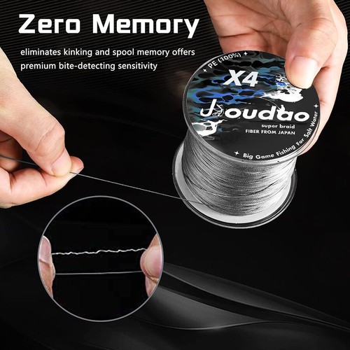 Braided Fishing Line 4Strands Multifilament FishLine 500m/546Yards Braid PE Line - Picture 7 of 16