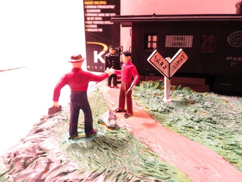 VINTAGE K-LINE K42401 NEW YORK CENTRAL CABOOSE YARD OFFICE ACCESSORY 0/027 - H1 - Picture 8 of 10