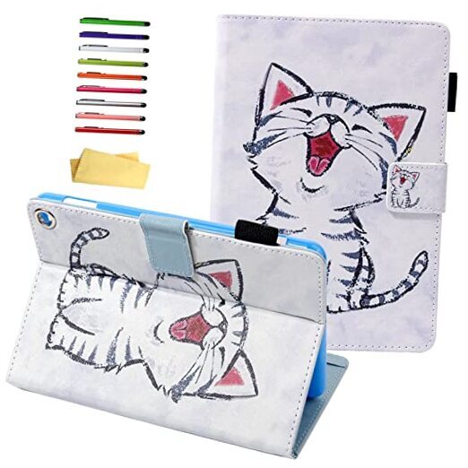 for Amazon Fire HD 8 & Fire HD 8 Plus Tablet Case 12th/10th 03# Cute Cat Kitty