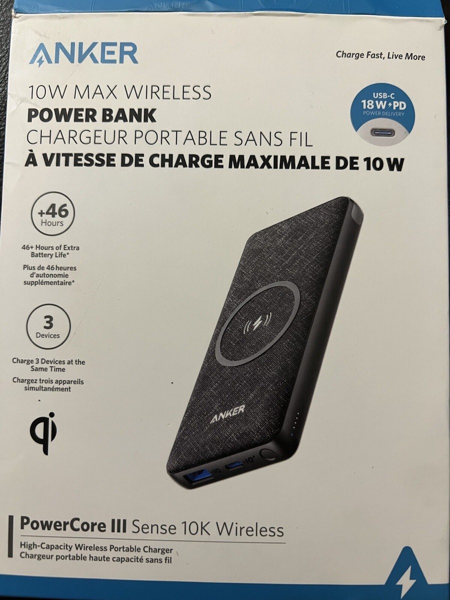 Iii Sense 10k Anker Powercore Iii 10k Wireless Manual BRAND NEW