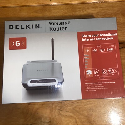 Belkin Wireless G Router 400 Ft Range Internet Router
