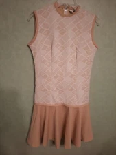 Vintage 60s Kenny Classics Size 12 Retro Tan Zipper in Back 