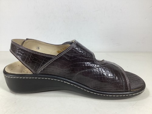 Fidelio Dark Brown Hallux Fabia F1/2 Size 40 / 9 Bunion Adjustable Wedge Sandal - Picture 5 of 11