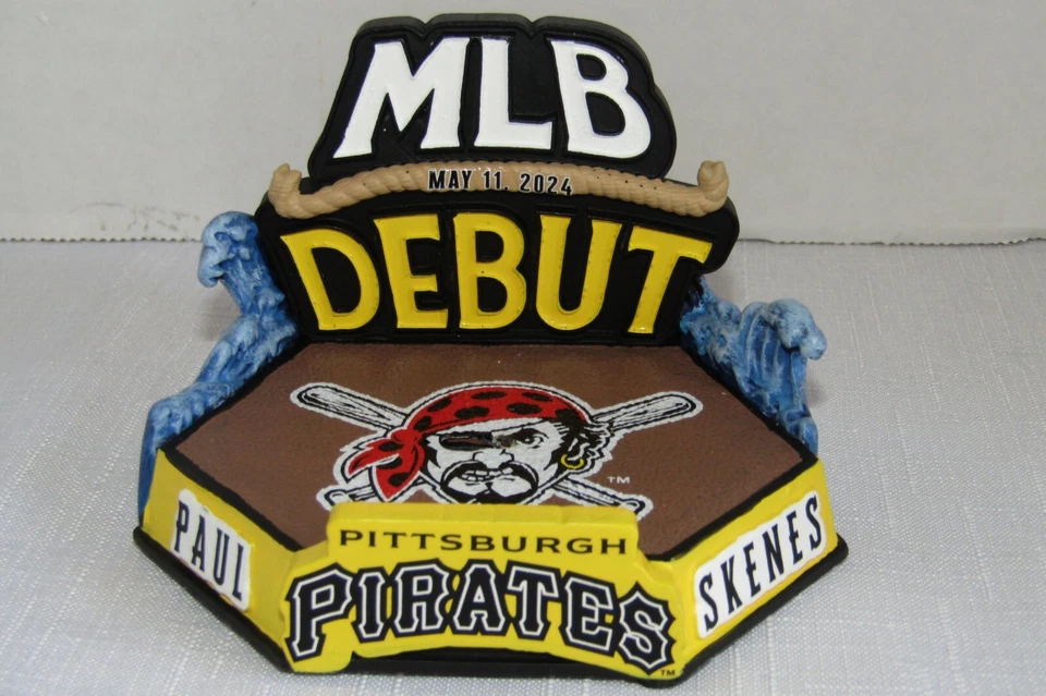 Paul Skenes 2024 MLB Debut Bobblehead /124 FOCO Major League Debut 5-11-24 - Image 3 of 4