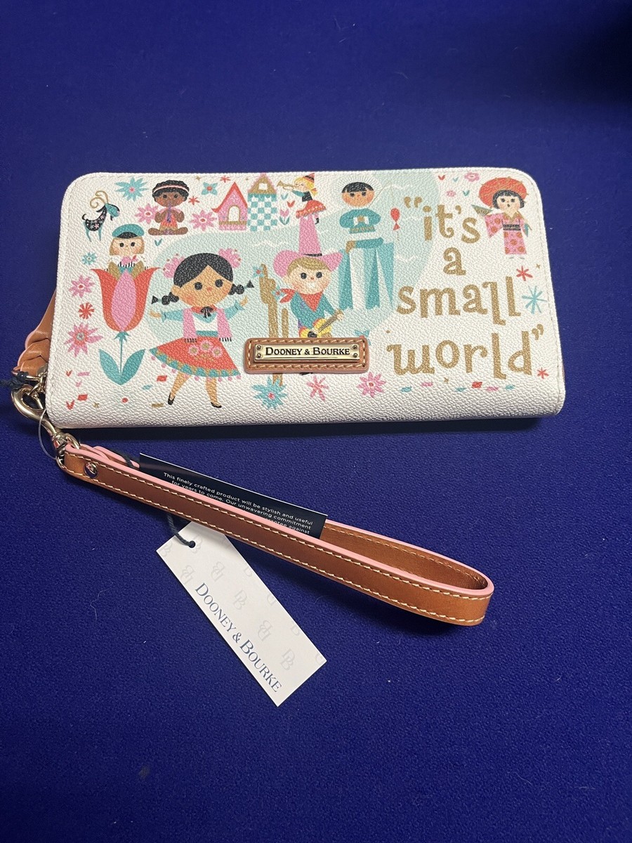 2024 Disney Parks Dooney & Bourke It's a Small World Wristlet