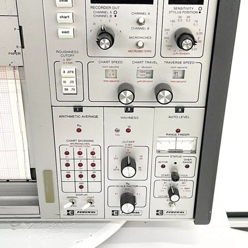 Federal 896730-5728 Surfanalyzer System 2000 mit Streifen Chart Recorder Made in USA - Bild 6 von 12