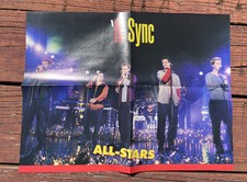 N'Sync 5ive Two Sided Poster 15x20 teen magazine poster clipping