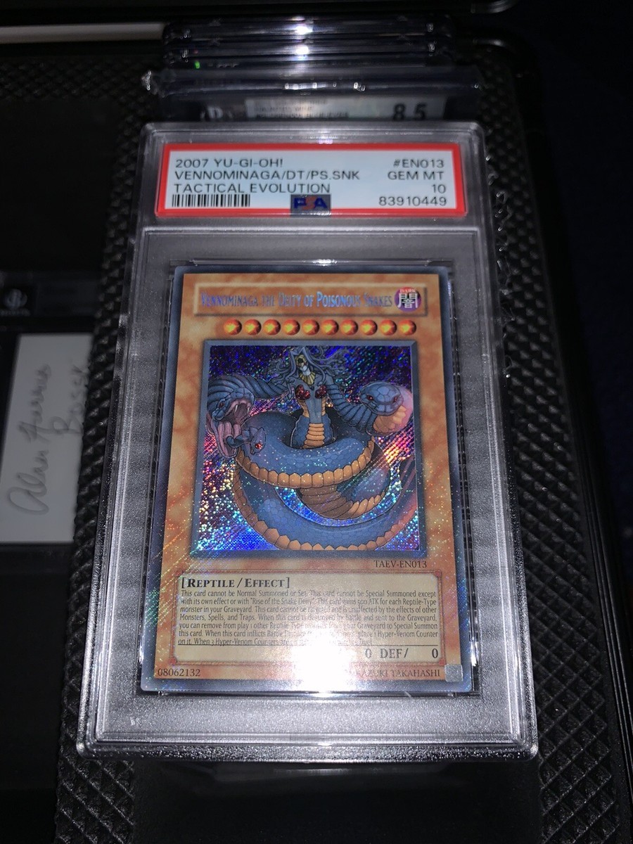 YUGIOH TAEV-EN013 VENNOMINAGA DEITY POISONOUS SNAKES SECRET YUGIOH TAEV-EN013 VENNOMINAGA DEITY POISONOUS SNAKES SECRET