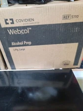 20 Boxes/4000 count - Webcol Premium 2 Ply Alcohol Prep Wipes- Large (NEW)