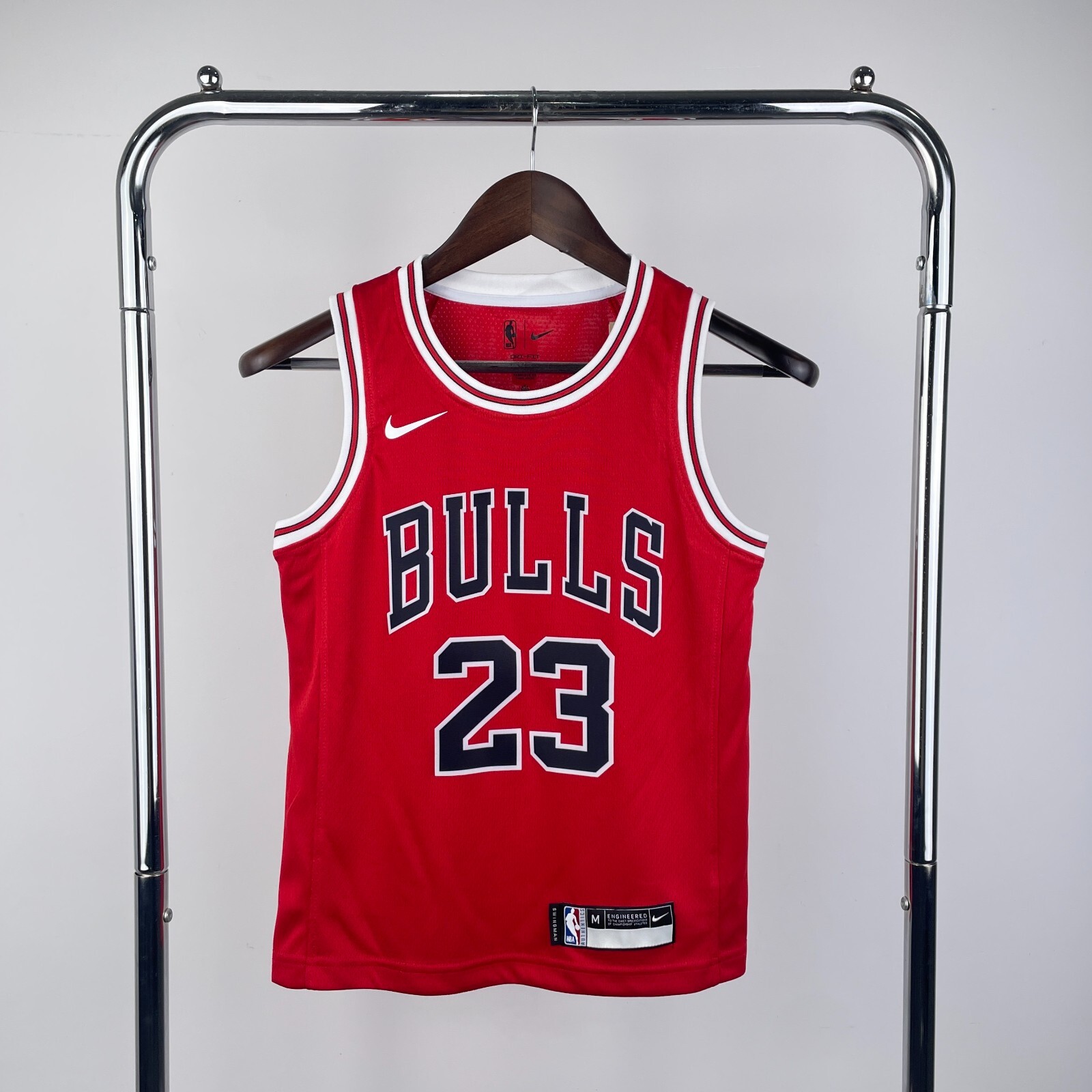 CAMISETA ROJA BALONCESTO NUEVA CON ETIQUETAS MICHAEL JORDAN #23 YOUTH S CHICAGO BULLS 1997