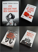 Lot de 4 livres neufs - Editions Matin Calme - Policiers Coréens
