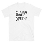 Clerks "I Assure You We're Open" Shirt - Kevin Smith Quick Stop Movie T-Shirt