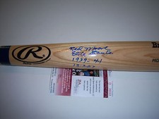 JAMES RED MOORE ELITE GIANTS NEGRO LEAGUES JSA/COA SIGNED BAT