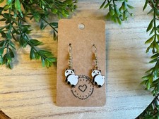 Cute Panda Earrings, Panda Dangle Earrings, Animal Earrings, Fun Jewelry