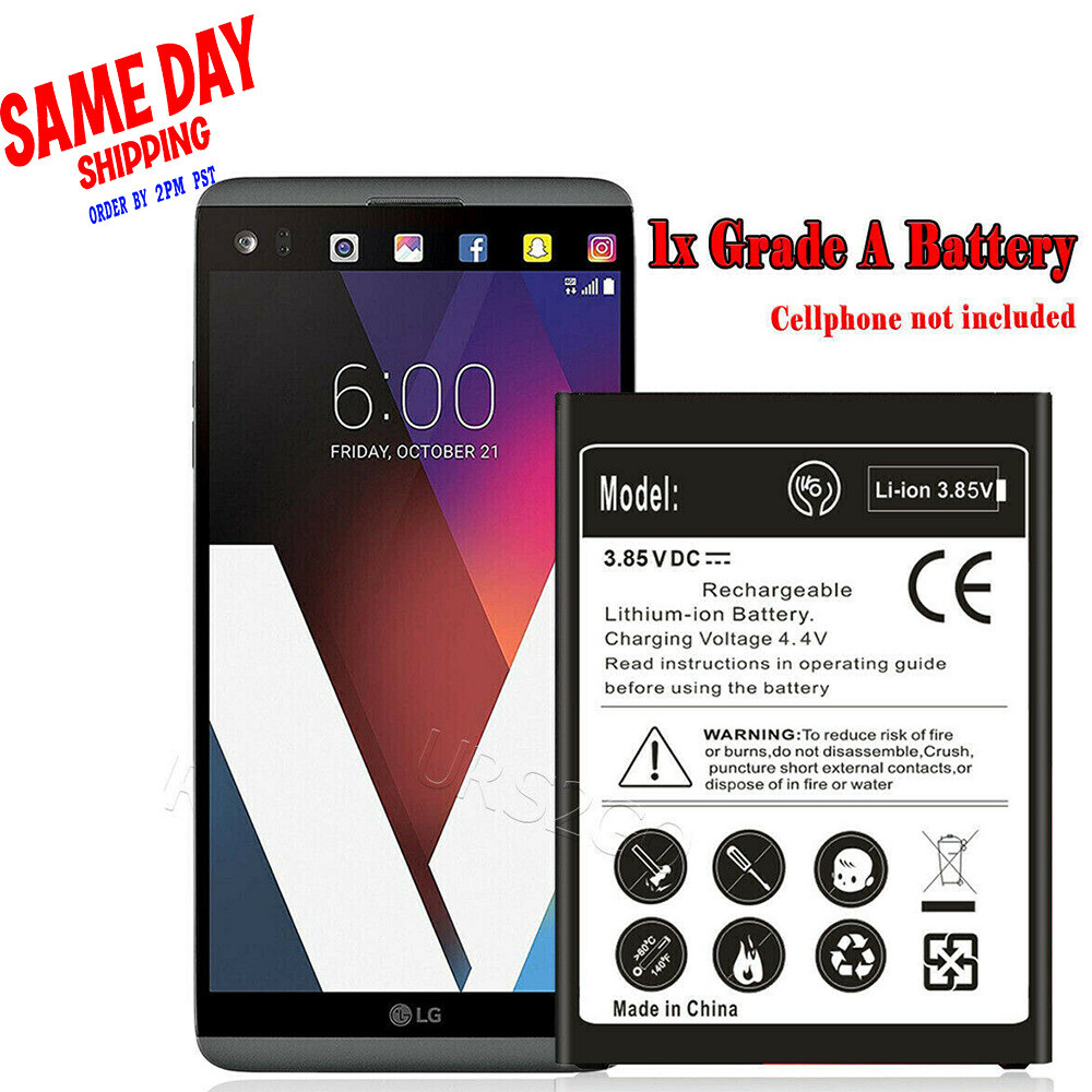 For LG V20 BL-44E1F Cell Phone Battery High Capacity Rechargeable