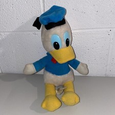 Vintage Donald Duck Walt Disney Disneyland Plush Stuffed Animal 10  CLEAN P1