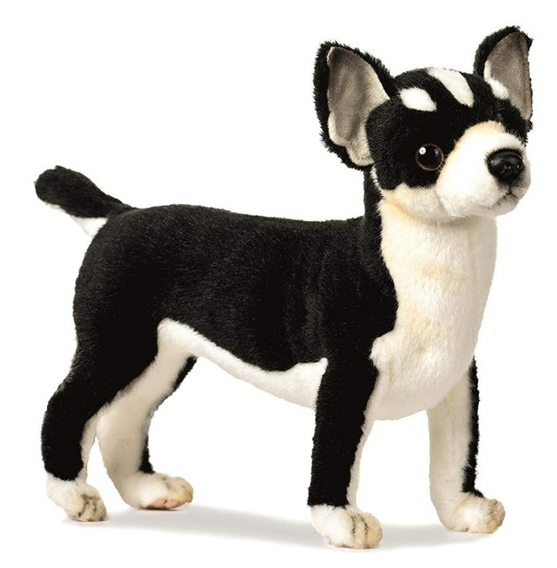 6367 Hansa Chihuahua Black Dog Plush Toy Stuffed Animal 10
