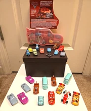 2011 Disney Pixar Cars Gomu Buildable Erasers & Case + Other Erasers/Total of 37