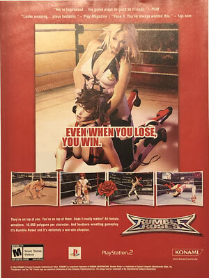 PS2販促ポスター RUMBLEROSES PlayStation2 プレステ2 PS2販促ポスター RUMBLEROSES PlayStation2 プレステ2 PS2販促ポスター