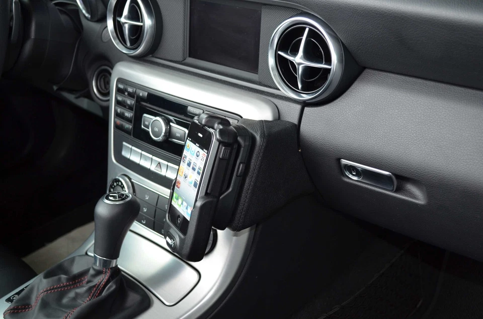 KUDA Support Pour Console Cuir 091875 Pour Mercedes Benz SLK dès 03/2011 - Photo 2/4