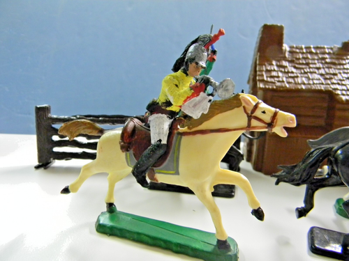 4 French Napoleonic Mounted Cavalry 1815 Napoleonic 1/32nd (April. Listing) - Picture 2 of 14