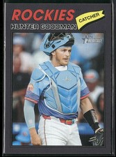 2026 Topps Heritage Hunter Goodman #346 Dark Gray Border Rockies (641)
