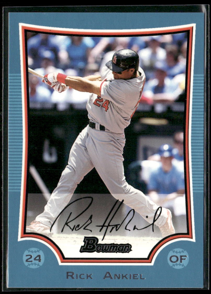 2009 Bowman #41 Rick Ankiel Blue #/500 St. Louis Cardinals NM-MT