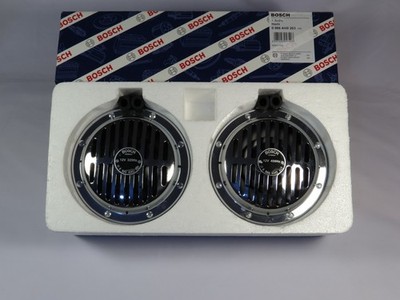 Bosch Chrome Horn Set Fits Mercedes 190SL W121, 170 W136 and 300 W186