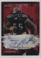 2024 Topps Finest Red Geometric Refractor 3/5 Joey Porter #FA-JP Auto lz7