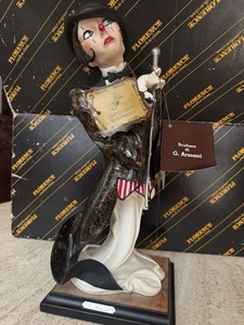 Florence ARMANI ジョゼッペ アルマーニ ピノキオ ＆ ゼペット Giuseppe Armani Clown Figurines | eBay