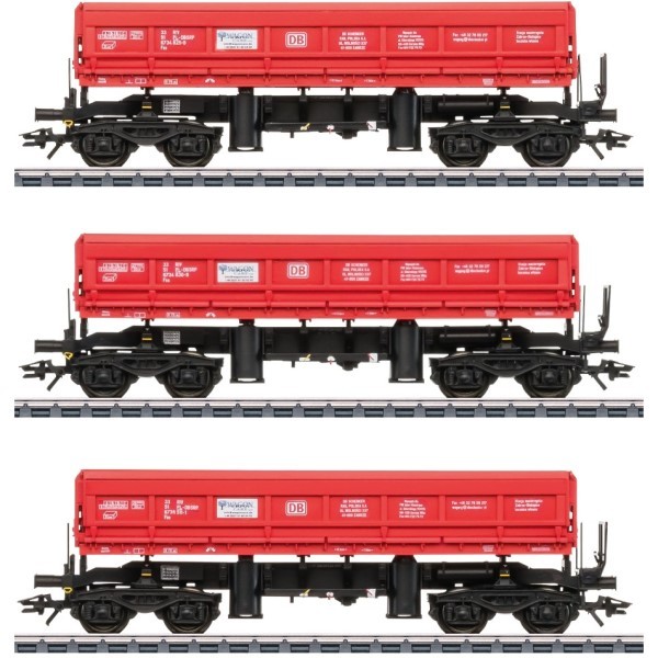 MäRklin 48458 H0 Seitenkippwagen-Set, Db Schenker, Ep. Vi H0 + Neu-image