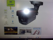 8MP 4K CCTV Bullet Camera Outdoor Night Vision Varifocal 3.6-11mm Lens UK